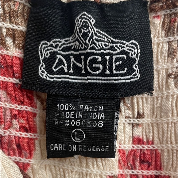 Angie Cream Floral Long Sleeve Dress - Picture 4 of 10